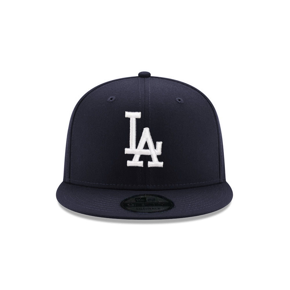 Los Angeles Dodgers Navy On White 9Fifty Snapback