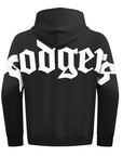 Pro Standard Los Angeles Dodgers Old English Wingspan Drop Shoulder Black Hoody