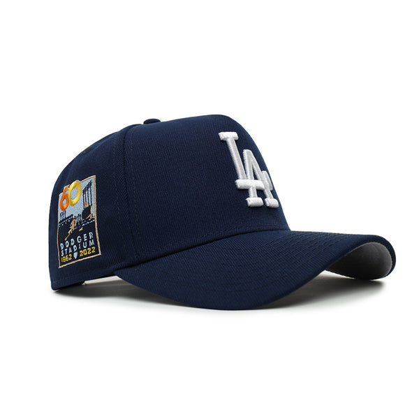 Los Angeles Dodgers Ocean Side Blue Stadium 60th Anniversary SP 9Forty A-Frame Snapback