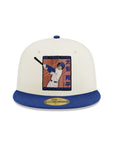 Los Angeles Dodgers Shohei Ohtani 50/50 Chrome Royal 2 Tone 2024 World Series Champions SP 59Fifty Fitted