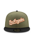 Los Angeles Dodgers Olive Green Black 40th Anniversary SP 59Fifty Fitted