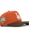 Los Angeles Dodgers Rust Walnut 2025 World Series Champions SP 9Forty A-Frame Snapback