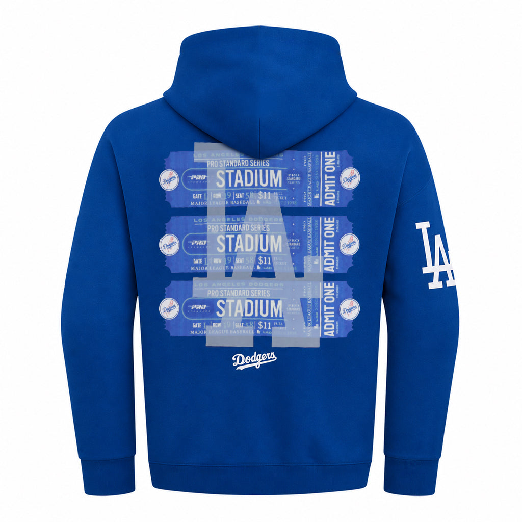 Pro Standard Los Angeles Dodgers Home Team Drop Shoulder Blue Hoody
