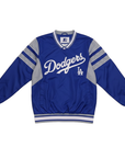 Starter Los Angeles Dodgers Pullover V-Neck Team Color Lightweight Jacket