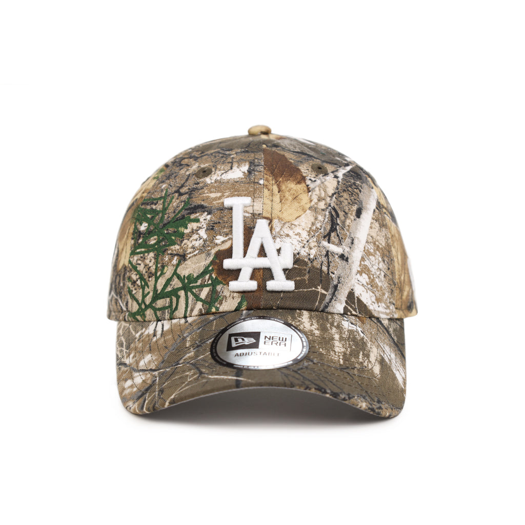 Los Angeles Dodgers Real Tree On White Casual Classic Adjustable Strapback