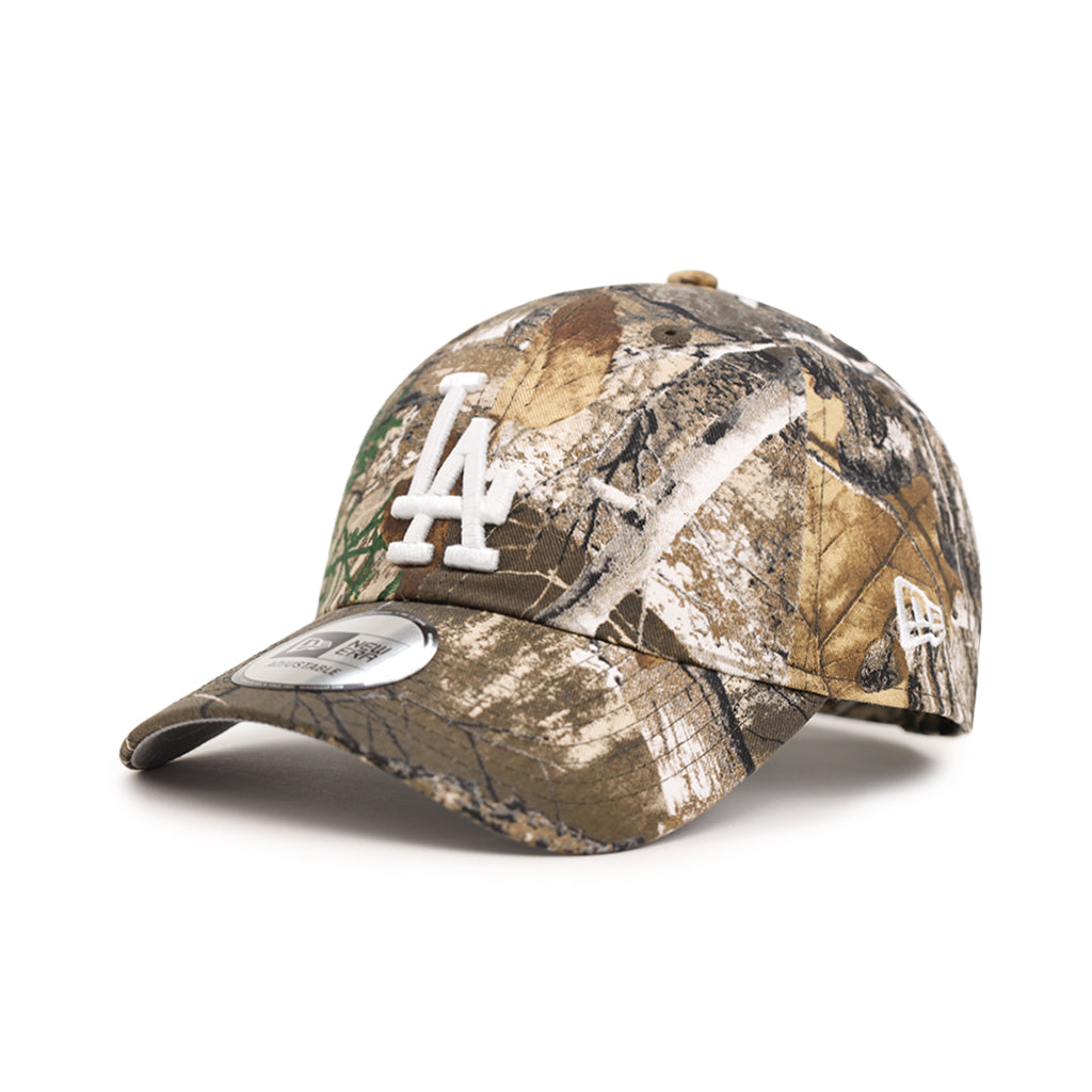 Los Angeles Dodgers Real Tree On White Casual Classic Adjustable Strapback