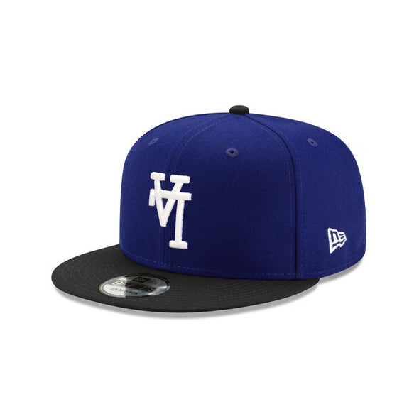 Los Angeles Dodgers Royal Black 2 Tone Upside Down Logo 9Fifty Snapback