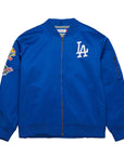 Mitchell & Ness Los Angeles Dodgers Lightweight Royal Satin Bomber Jacket