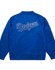 Mitchell & Ness Los Angeles Dodgers Lightweight Royal Satin Bomber Jacket