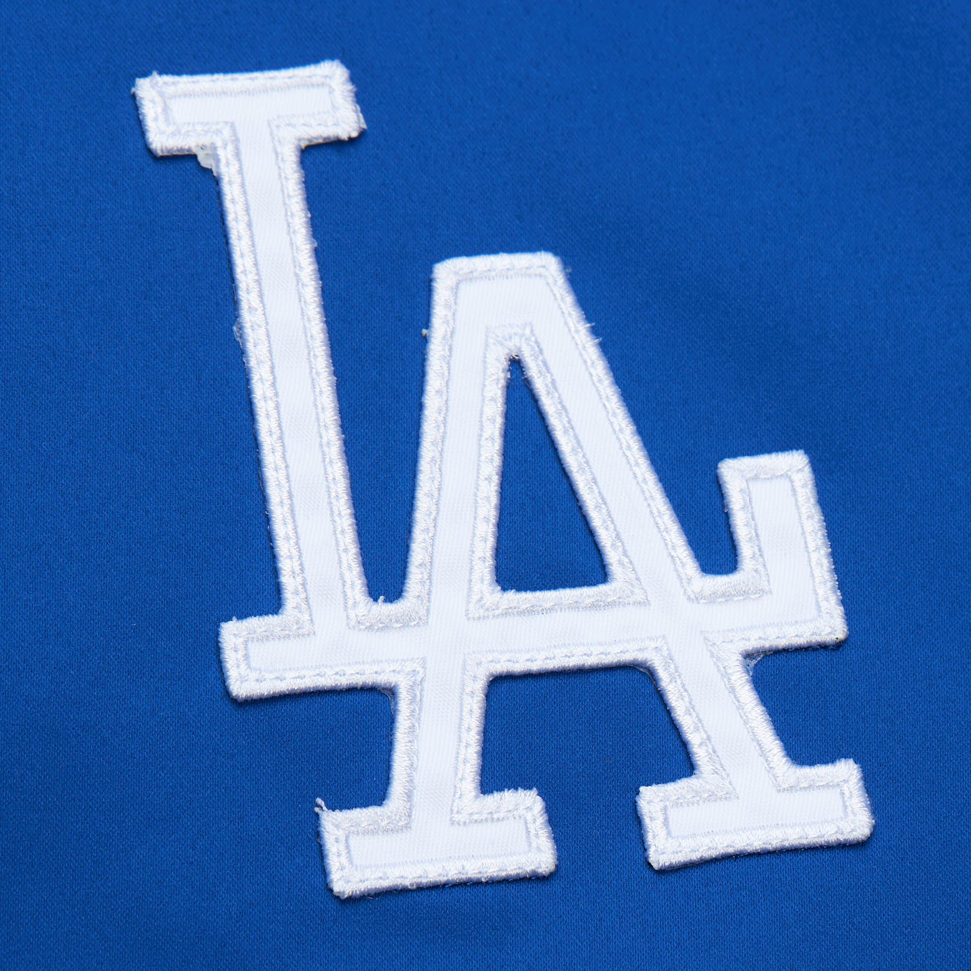 Mitchell &amp; Ness Los Angeles Dodgers Lightweight Royal Satin Bomber Jacket