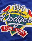Mitchell & Ness Los Angeles Dodgers Lightweight Royal Satin Bomber Jacket