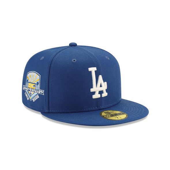 Los Angeles Dodgers 50th Anniversary SP Blue 59Fifty Fitted