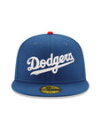 Los Angeles Dodgers Wordmark 60th Anniversary SP Blue 59Fifty Fitted