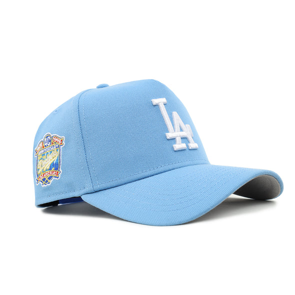 Los Angeles Dodgers Sky Blue 40th Anniversary SP 9Forty A-Frame Snapback