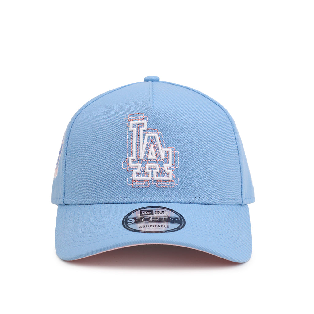 Los Angeles Dodgers Cotton Candy 60th Anniversary SP 9Forty A-Frame Snapback