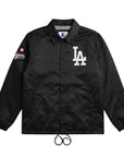 Starter Los Angeles Dodgers Black Full-Snap Coaches Jacket