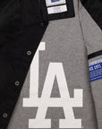 Starter Los Angeles Dodgers Black Full-Snap Coaches Jacket
