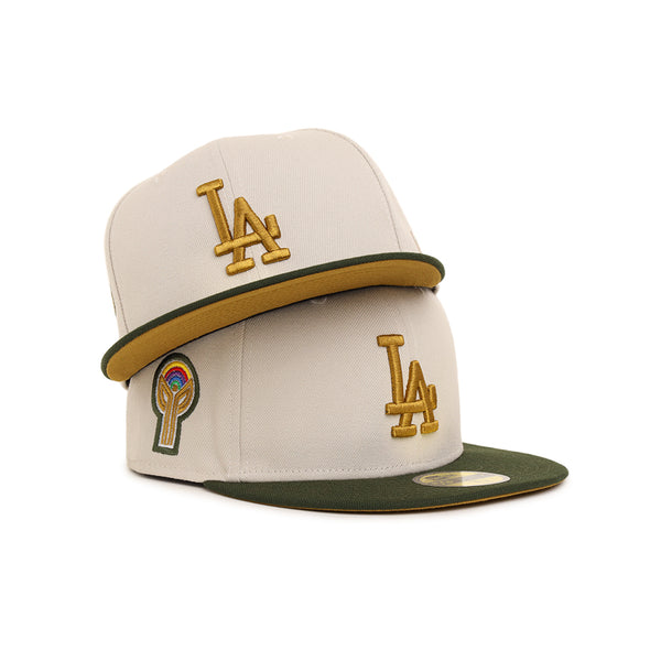 Los Angeles Dodgers Stone Green 2 Tone 1981 City Bicentennial Season SP 59Fifty Fitted