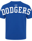 Pro Standard Los Angeles Dodgers Wingspan Drop Shoulder Royal Blue White Tee