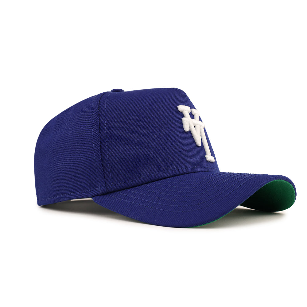 Los Angeles Dodgers Royal On White Upside Down Logo 9Forty A-Frame Sna ...