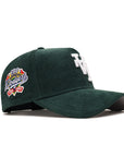 Los Angeles Dodgers Upside Down Corduroy Dark Green On White 100th Anniversary SP 9Forty A-Frame Snapback