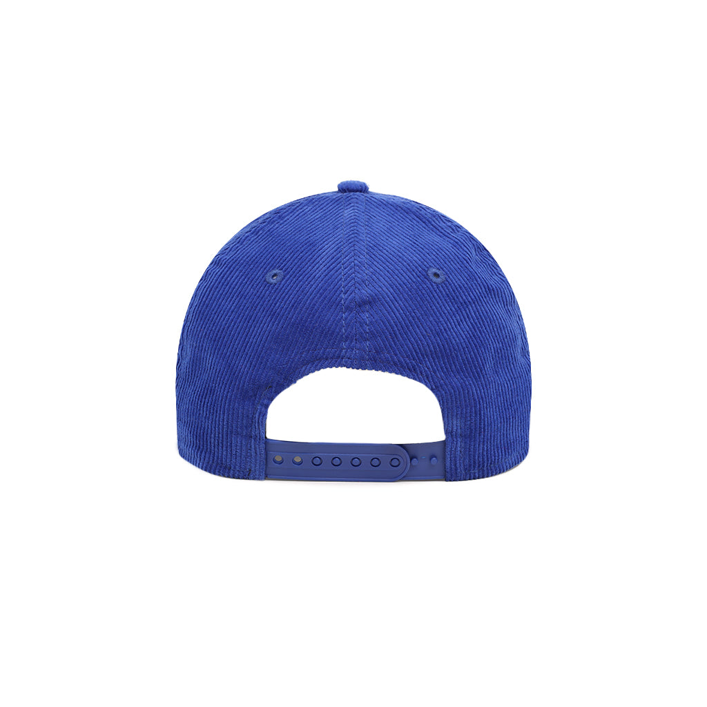 Los Angeles Dodgers Upside Down Corduroy Royal On White 100th Anniversary SP 9Forty A-Frame Snapback