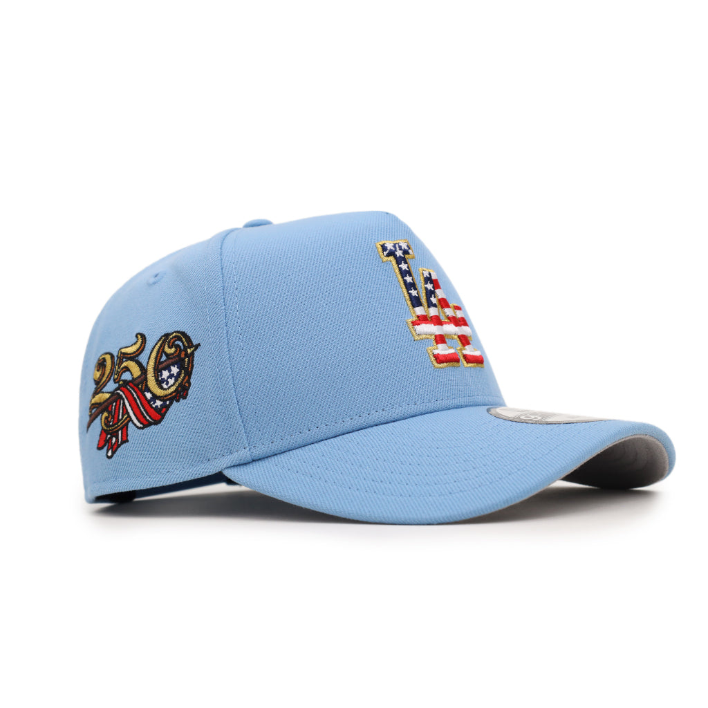 Los Angeles Dodgers 独立記念日250周年記念 Los Angeles Dodgers Sky Blue USA 250th Anniversary SP 9Forty A