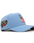 Los Angeles Dodgers Sky Blue USA 250th Anniversary SP 9Forty A-Frame Snapback
