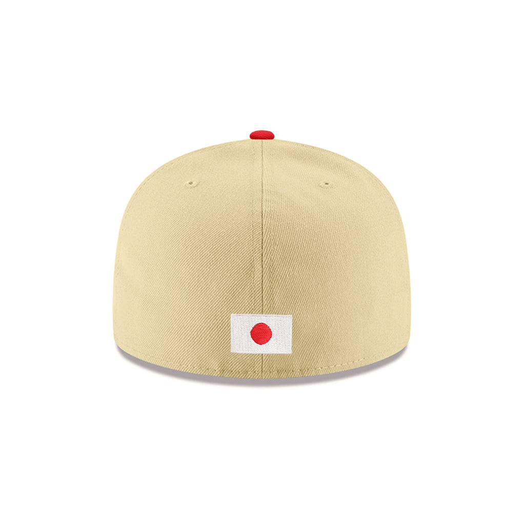 Los Angeles Dodgers Gold Navy 2025 World Series Champions Samurai SP 59Fifty Fitted