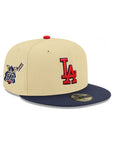 Los Angeles Dodgers Gold Navy 2025 World Series Champions Samurai SP 59Fifty Fitted