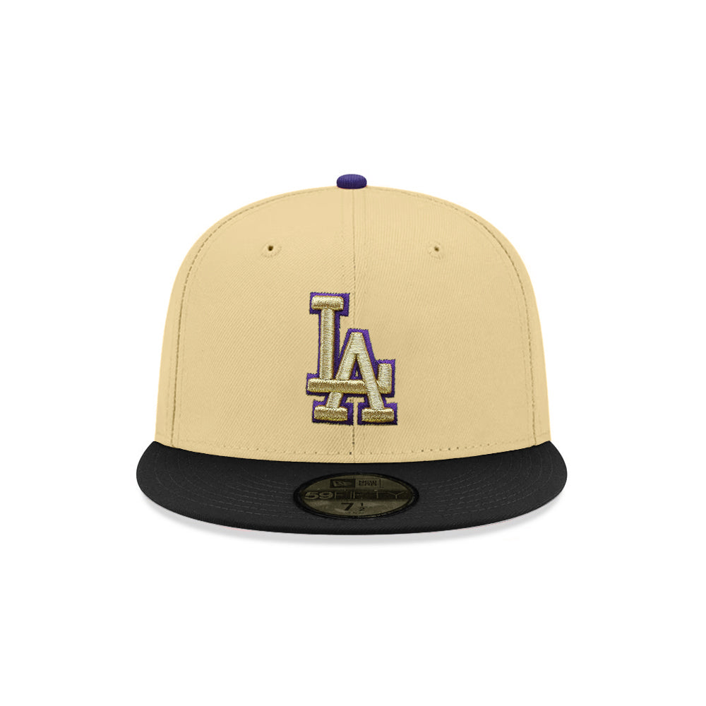 Los Angeles Dodgers Vegas Gold Black Dodger Stadium 40th Anniversary SP 59Fifty Fitted
