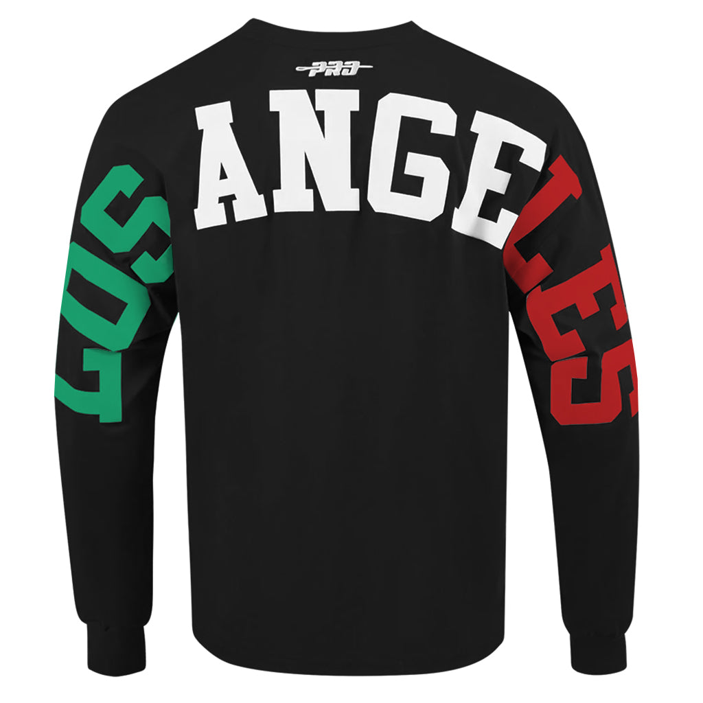 Pro Standard Los Angeles Dodgers Mexico Wingspan Drop Shoulder Black Crewneck