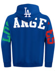 Pro Standard Los Angeles Dodgers Mexico Wingspan Drop Shoulder Blue Hoody