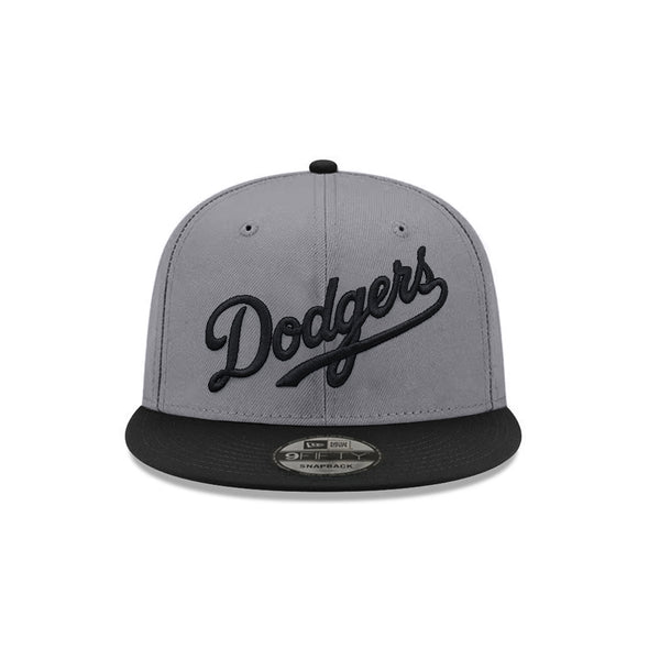 Los Angeles Dodgers Wordmark Storm Gray Black 9Fifty Snapback