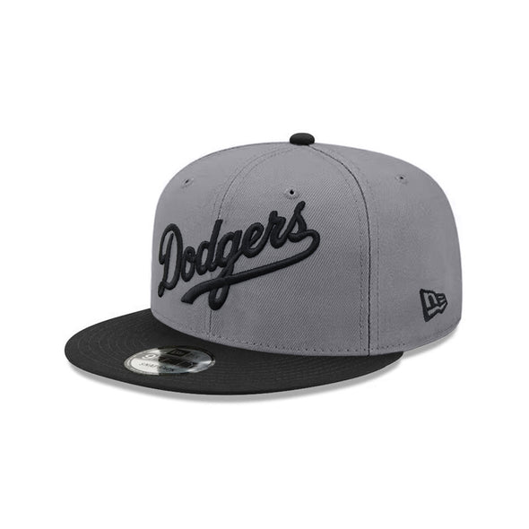 Los Angeles Dodgers Wordmark Storm Gray Black 9Fifty Snapback