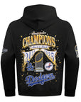 Pro Standard Los Angeles Dodgers 2024-2025 Back To Back World Series Champions Drop Shoulder Black Hood