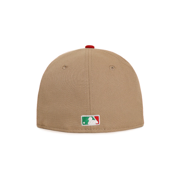 Los Angeles Dodgers X Mexico Camel Red 2 Tone 59Fifty Fitted