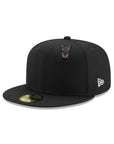 CrownMinded Black Gold Shimmer French Bulldog Cap Pin