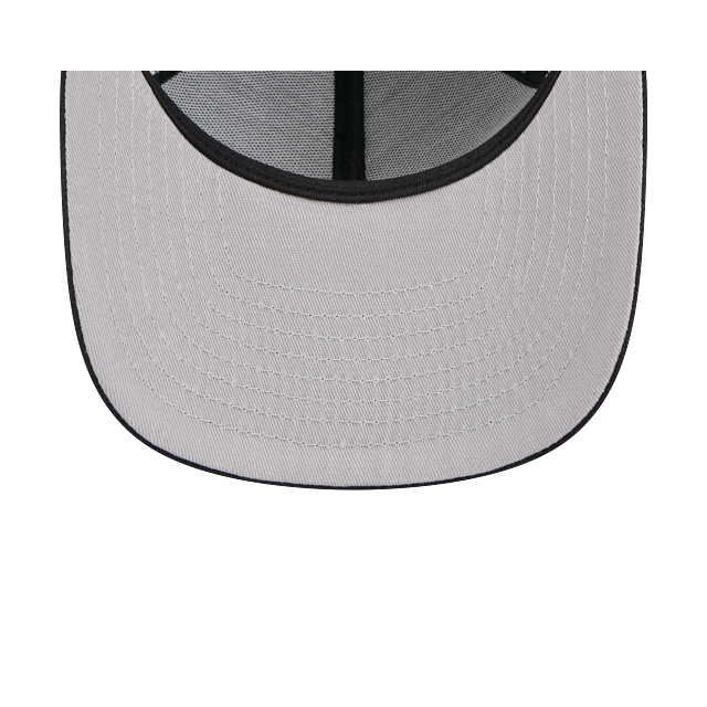 Atlanta Braves Black On White 9Fifty A-Frame Snapback
