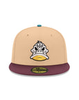 Anaheim Ducks Candied Pecan Plum 2 Tone 30th Anniversary SP NHL 59Fifty Fitted
