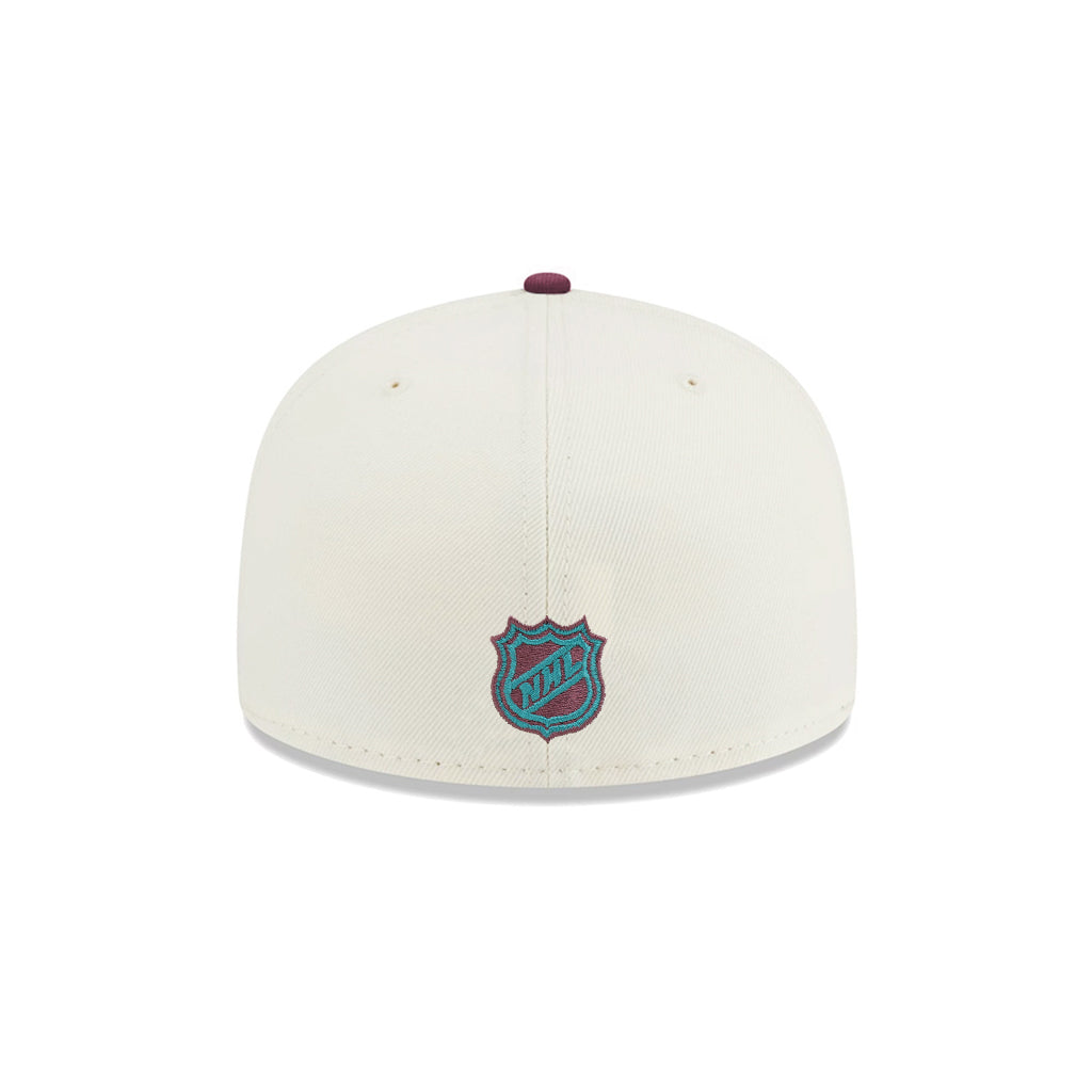 Anaheim Ducks Chrome Plum 2 Tone 30th Anniversary SP NHL 59Fifty Fitted