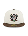 Anaheim Ducks Chrome Brown 2 Tone California Flag SP NHL 59Fifty Fitted