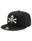 Myrtle Beach Pelicans MiLB Black on White 59Fifty Fitted