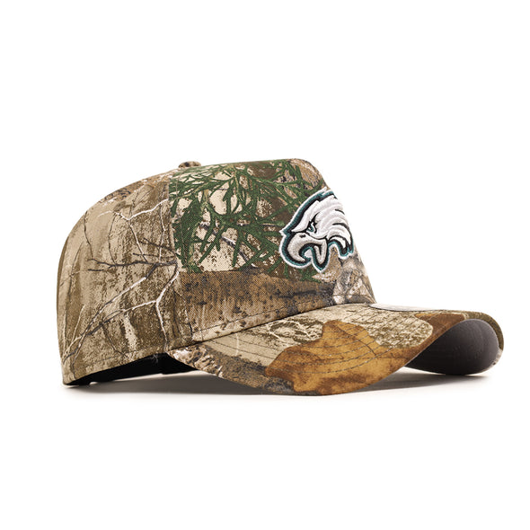 Philadelphia Eagles Real Tree 9Forty A-Frame Snapback