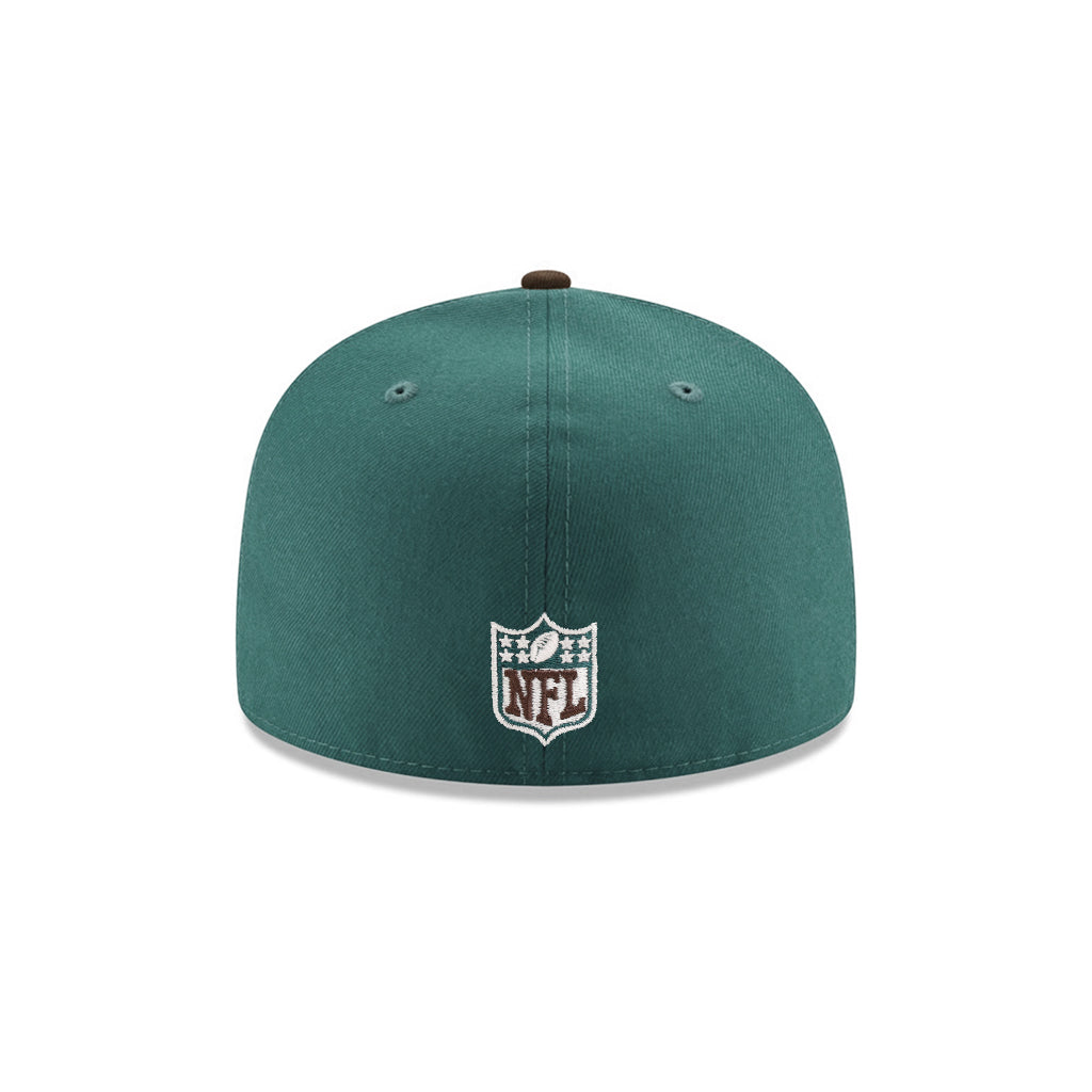 Philadelphia Eagles Green Walnut 2 Tone LIX Super Bowl SP 59Fifty Fitted