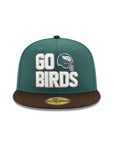Philadelphia Eagles Green Walnut 2 Tone LIX Super Bowl SP 59Fifty Fitted