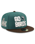 Philadelphia Eagles Green Walnut 2 Tone LIX Super Bowl SP 59Fifty Fitted