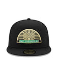 East Los Angeles Arch Black Metallic Gold 59Fifty Fitted