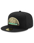 East Los Angeles Arch Black Metallic Gold 59Fifty Fitted