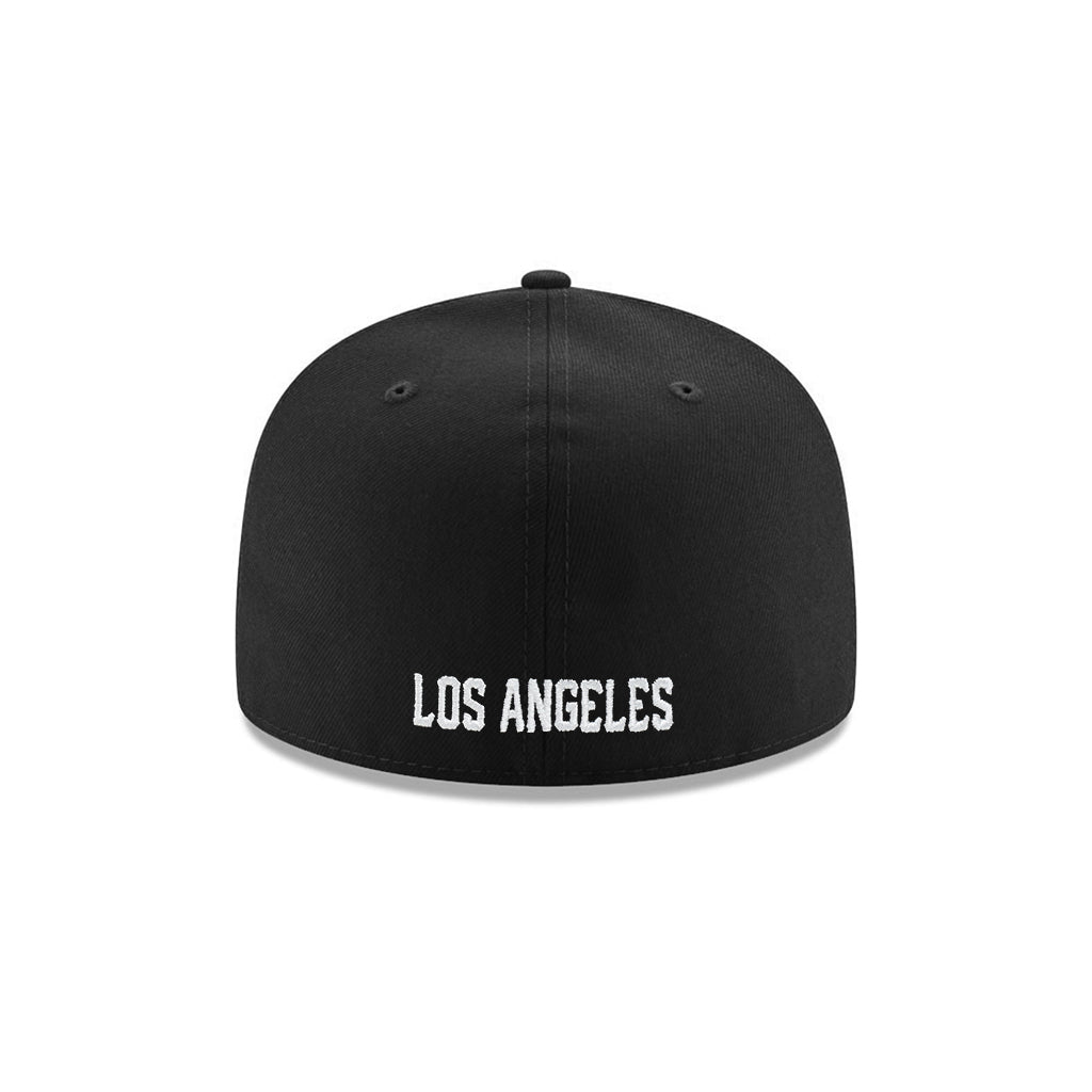 East Los Angeles Arch Black On White 59Fifty Fitted